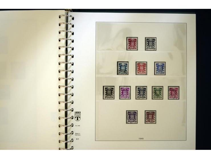 1920/59, gestempelte Sammlung mit u.a. Mi.-Nr. 16 (Fotobefund H. Ney BPP), 18-31 sign. Burger BPP, 151-57 (Fotoattest Ney BPP