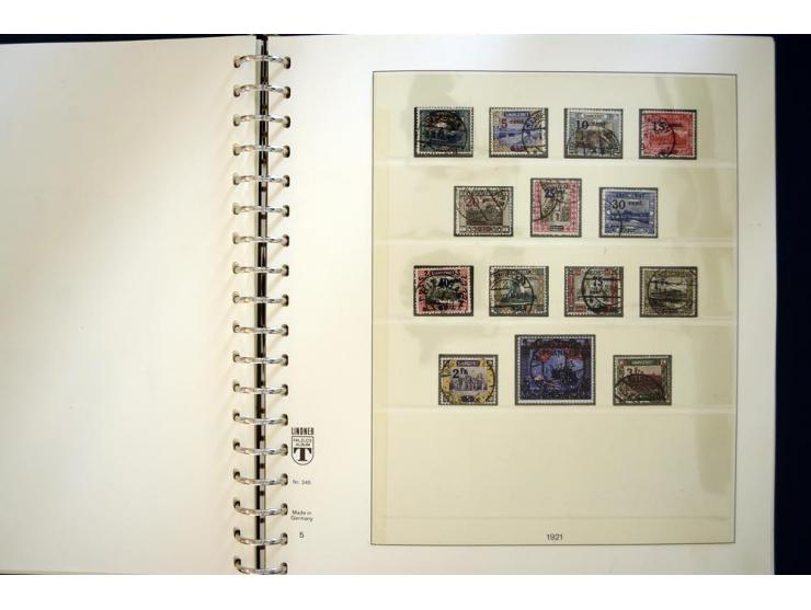 1920/59, gestempelte Sammlung mit u.a. Mi.-Nr. 16 (Fotobefund H. Ney BPP), 18-31 sign. Burger BPP, 151-57 (Fotoattest Ney BPP