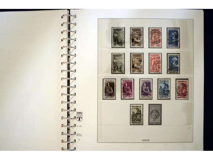 1920/59, gestempelte Sammlung mit u.a. Mi.-Nr. 16 (Fotobefund H. Ney BPP), 18-31 sign. Burger BPP, 151-57 (Fotoattest Ney BPP