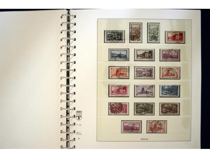 1920/59, gestempelte Sammlung mit u.a. Mi.-Nr. 16 (Fotobefund H. Ney BPP), 18-31 sign. Burger BPP, 151-57 (Fotoattest Ney BPP