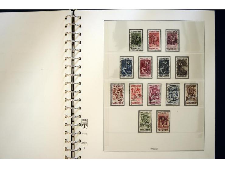 1920/59, gestempelte Sammlung mit u.a. Mi.-Nr. 16 (Fotobefund H. Ney BPP), 18-31 sign. Burger BPP, 151-57 (Fotoattest Ney BPP