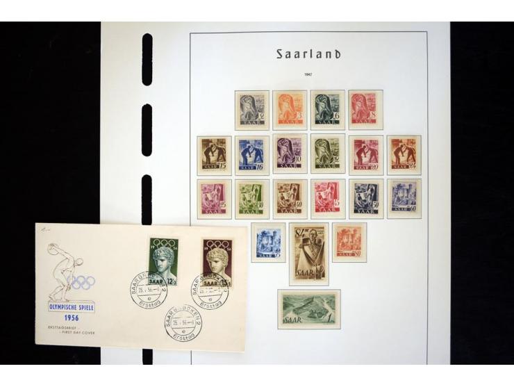 1947/59, postfrische, in den Hauptnummern komplette Sammlung, dabei Urdruck komplett, sign. Hofmann BPP, gute Erhaltung