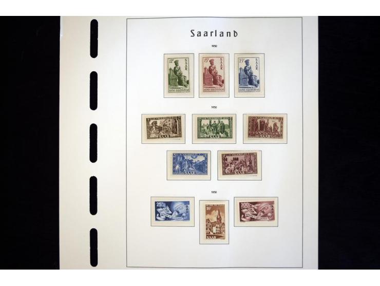 1947/59, postfrische, in den Hauptnummern komplette Sammlung, dabei Urdruck komplett, sign. Hofmann BPP, gute Erhaltung