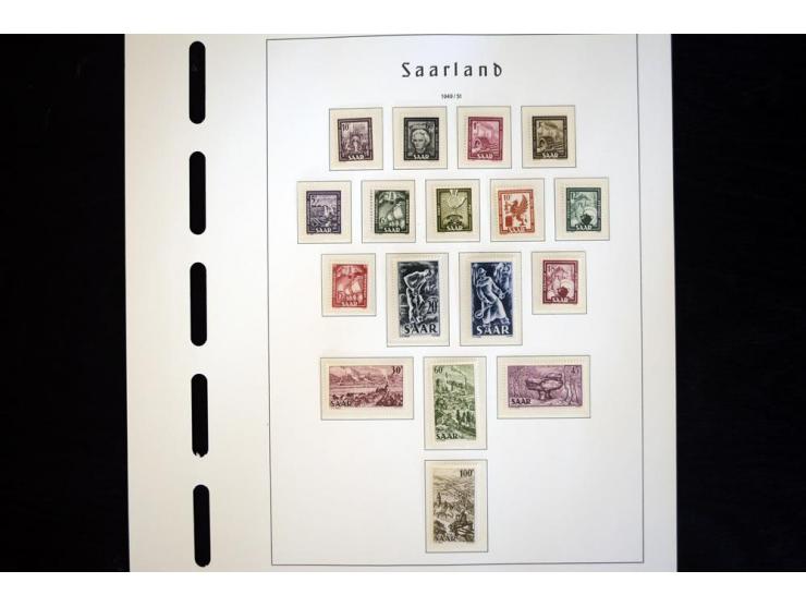 1947/59, postfrische, in den Hauptnummern komplette Sammlung, dabei Urdruck komplett, sign. Hofmann BPP, gute Erhaltung