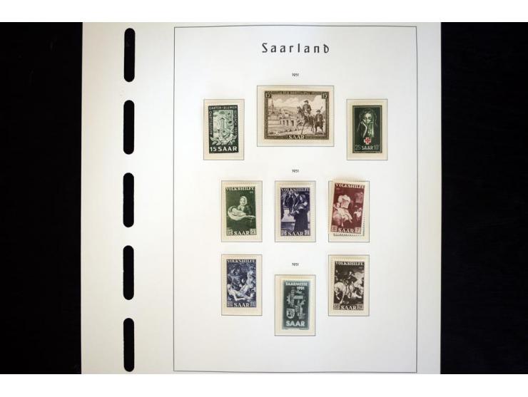 1947/59, postfrische, in den Hauptnummern komplette Sammlung, dabei Urdruck komplett, sign. Hofmann BPP, gute Erhaltung
