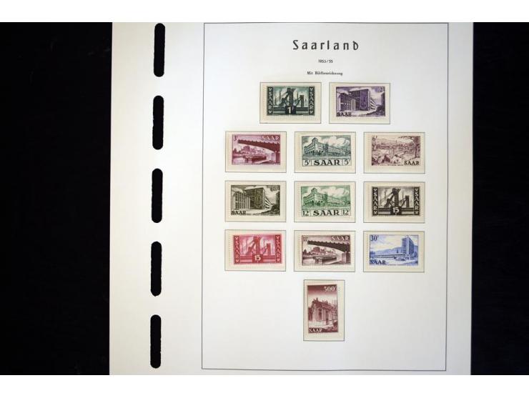 1947/59, postfrische, in den Hauptnummern komplette Sammlung, dabei Urdruck komplett, sign. Hofmann BPP, gute Erhaltung