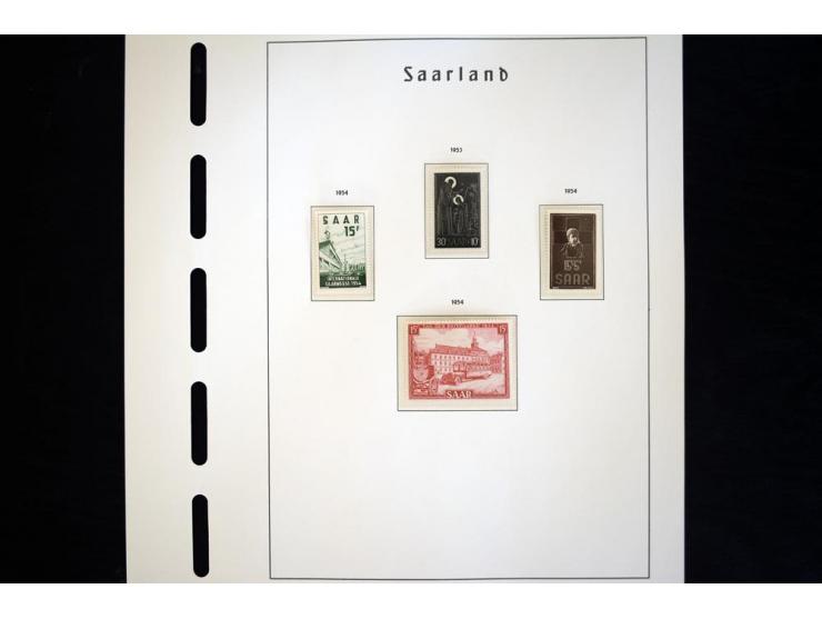 1947/59, postfrische, in den Hauptnummern komplette Sammlung, dabei Urdruck komplett, sign. Hofmann BPP, gute Erhaltung