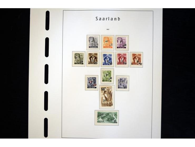 1947/59, postfrische, in den Hauptnummern komplette Sammlung, dabei Urdruck komplett, sign. Hofmann BPP, gute Erhaltung