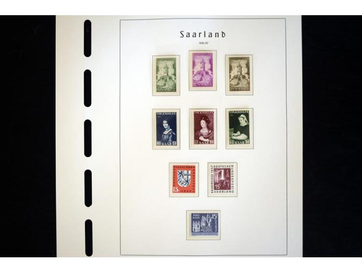 1947/59, postfrische, in den Hauptnummern komplette Sammlung, dabei Urdruck komplett, sign. Hofmann BPP, gute Erhaltung
