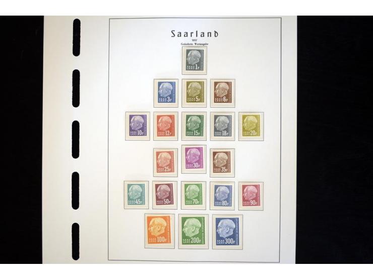 1947/59, postfrische, in den Hauptnummern komplette Sammlung, dabei Urdruck komplett, sign. Hofmann BPP, gute Erhaltung
