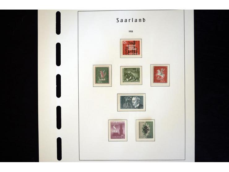1947/59, postfrische, in den Hauptnummern komplette Sammlung, dabei Urdruck komplett, sign. Hofmann BPP, gute Erhaltung