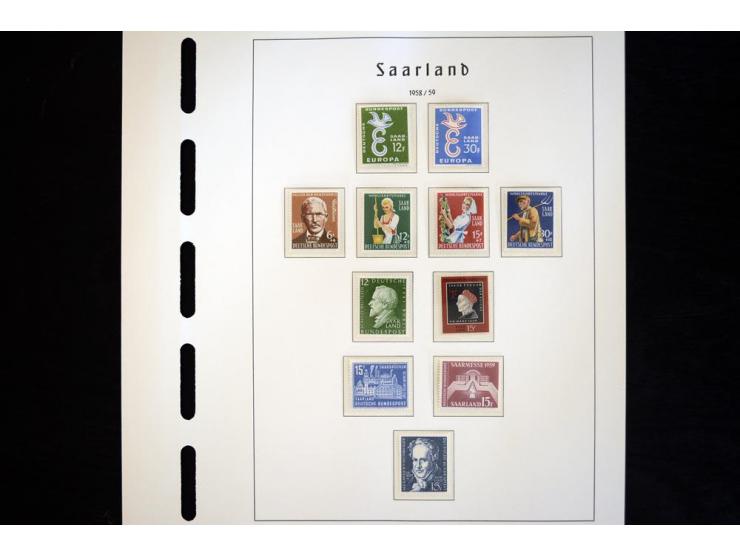 1947/59, postfrische, in den Hauptnummern komplette Sammlung, dabei Urdruck komplett, sign. Hofmann BPP, gute Erhaltung