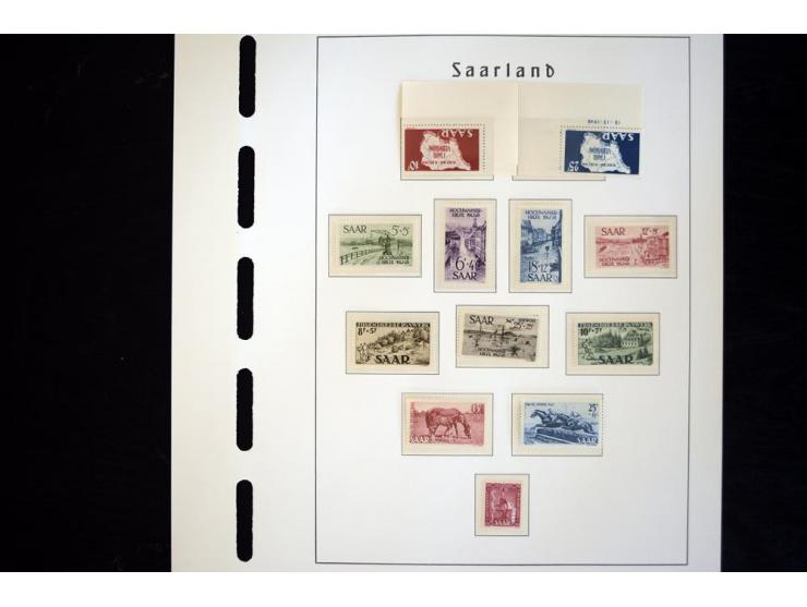 1947/59, postfrische, in den Hauptnummern komplette Sammlung, dabei Urdruck komplett, sign. Hofmann BPP, gute Erhaltung