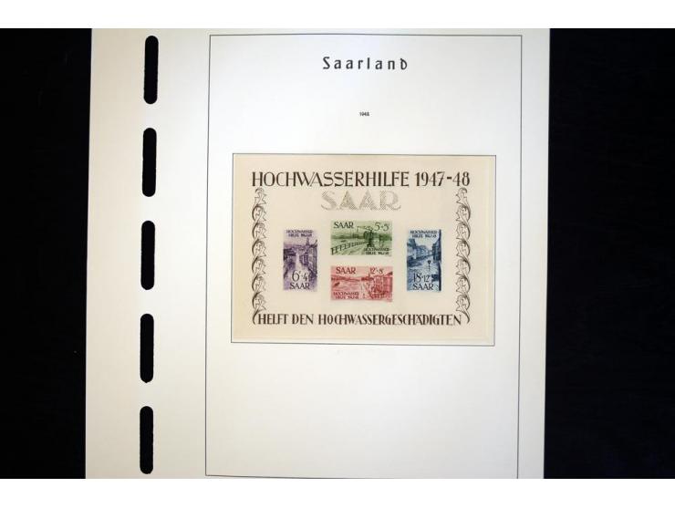 1947/59, postfrische, in den Hauptnummern komplette Sammlung, dabei Urdruck komplett, sign. Hofmann BPP, gute Erhaltung