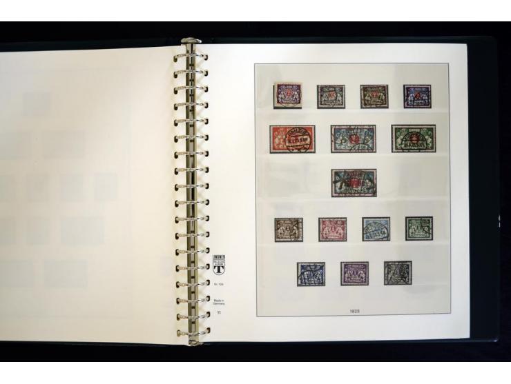 1920/39, gestempelte Sammlung mit einer Vielzahl guter Werte und Sätze wie Mi.-Nr. P26I und P29II (je Zahnfehler), dazu Port 