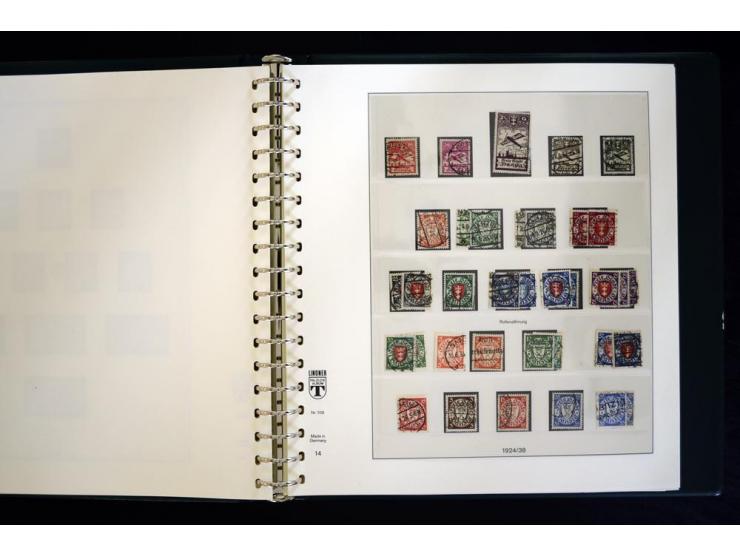 1920/39, gestempelte Sammlung mit einer Vielzahl guter Werte und Sätze wie Mi.-Nr. P26I und P29II (je Zahnfehler), dazu Port 