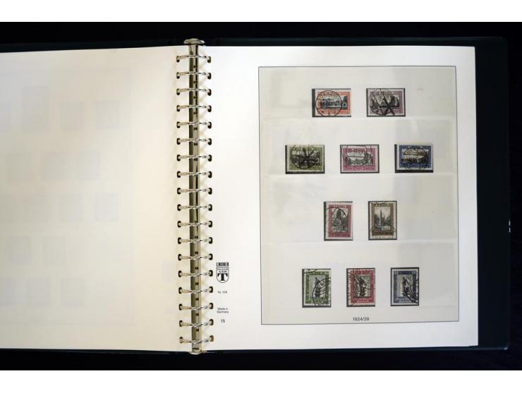 1920/39, gestempelte Sammlung mit einer Vielzahl guter Werte und Sätze wie Mi.-Nr. P26I und P29II (je Zahnfehler), dazu Port 