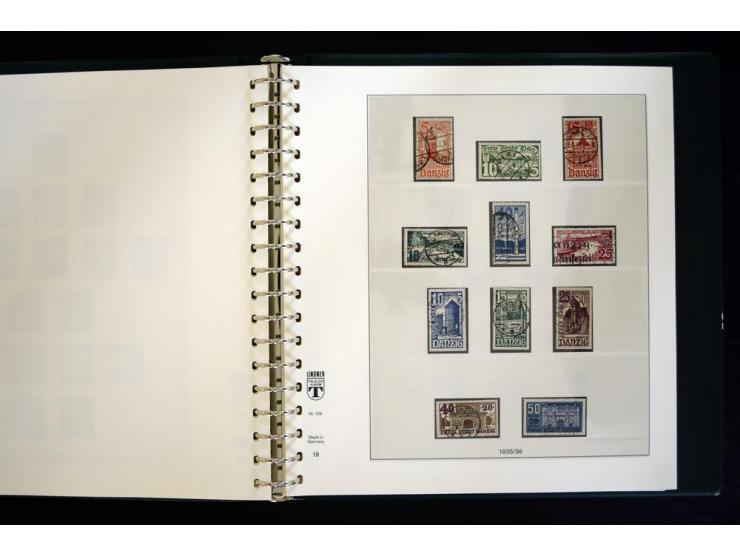 1920/39, gestempelte Sammlung mit einer Vielzahl guter Werte und Sätze wie Mi.-Nr. P26I und P29II (je Zahnfehler), dazu Port 
