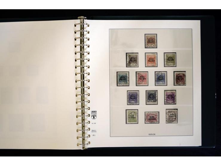 1920/39, gestempelte Sammlung mit einer Vielzahl guter Werte und Sätze wie Mi.-Nr. P26I und P29II (je Zahnfehler), dazu Port 