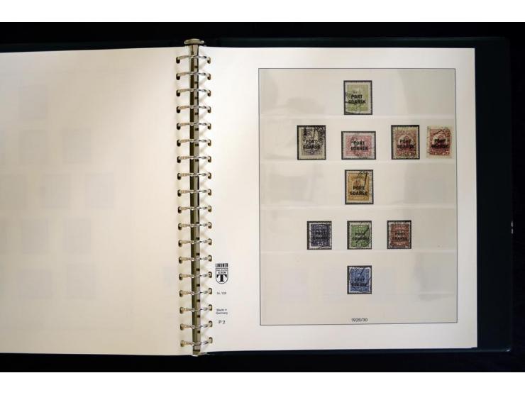 1920/39, gestempelte Sammlung mit einer Vielzahl guter Werte und Sätze wie Mi.-Nr. P26I und P29II (je Zahnfehler), dazu Port 