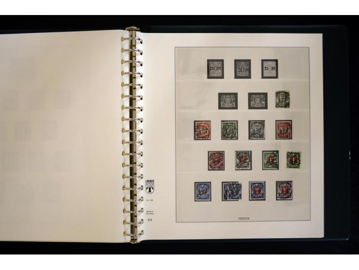 1920/39, gestempelte Sammlung mit einer Vielzahl guter Werte und Sätze wie Mi.-Nr. P26I und P29II (je Zahnfehler), dazu Port 