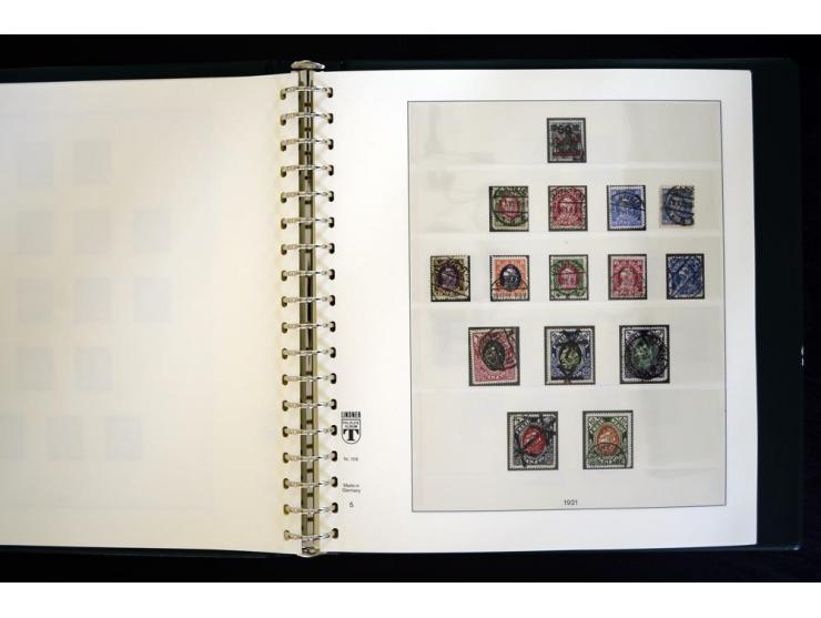 1920/39, gestempelte Sammlung mit einer Vielzahl guter Werte und Sätze wie Mi.-Nr. P26I und P29II (je Zahnfehler), dazu Port 