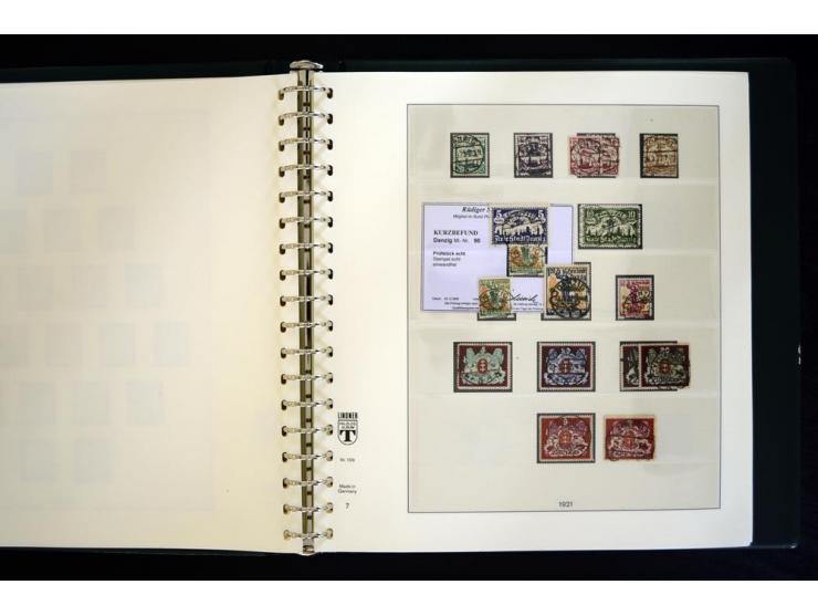 1920/39, gestempelte Sammlung mit einer Vielzahl guter Werte und Sätze wie Mi.-Nr. P26I und P29II (je Zahnfehler), dazu Port 