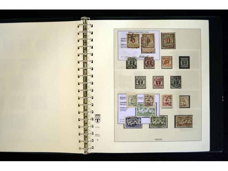 1920/39, gestempelte Sammlung mit einer Vielzahl guter Werte und Sätze wie Mi.-Nr. P26I und P29II (je Zahnfehler), dazu Port 