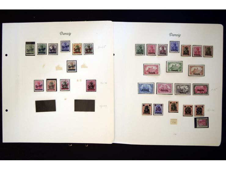 1920/39, ungebrauchte Sammlung mit diversen besseren Werten dabei Mi.-Nr. 39, 207-11 und 220-230, gute Erhaltung
