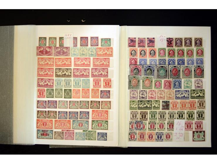 1920/39, ungebrauchte Sammlung mit diversen besseren Werten dabei Mi.-Nr. 39, 207-11 und 220-230, gute Erhaltung
