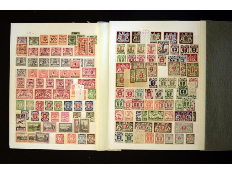 1920/39, ungebrauchte Sammlung mit diversen besseren Werten dabei Mi.-Nr. 39, 207-11 und 220-230, gute Erhaltung