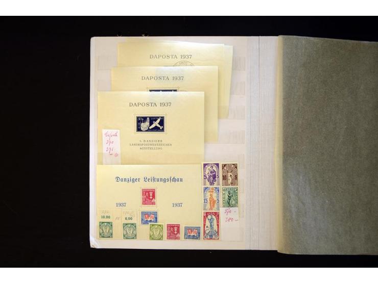 1920/39, ungebrauchte Sammlung mit diversen besseren Werten dabei Mi.-Nr. 39, 207-11 und 220-230, gute Erhaltung