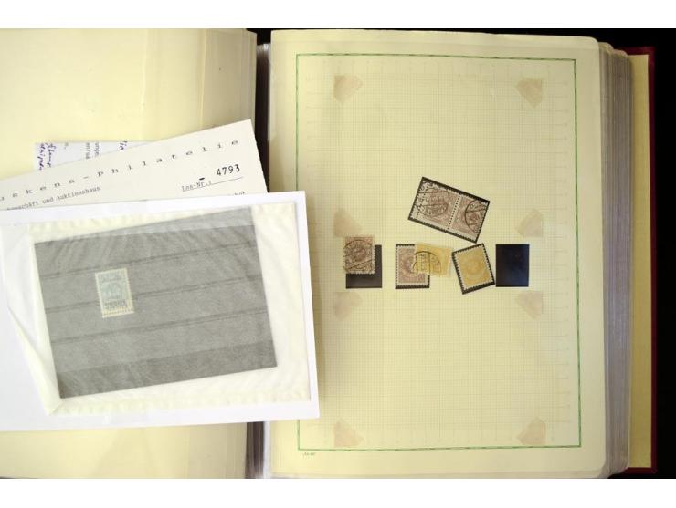 1920/23, umfangreiche, ungebraucht/postfrische und gestempelte Spezialsammlung mit einer Vielzahl an Besonderheiten, dabei HA