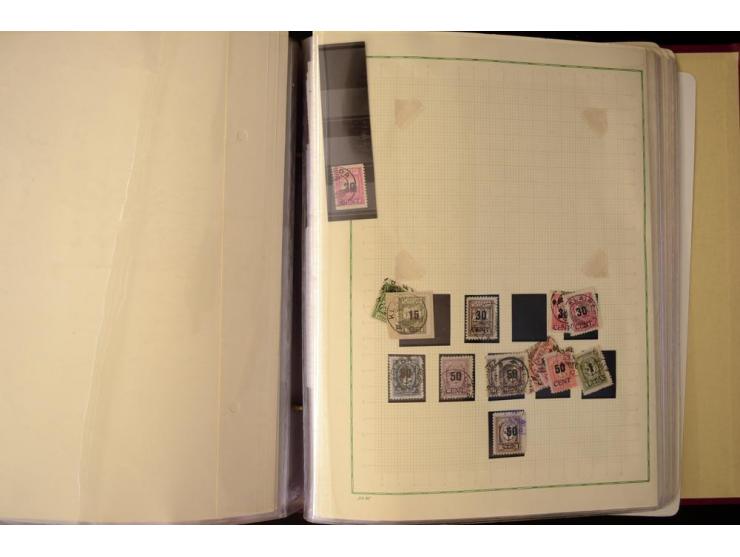 1920/23, umfangreiche, ungebraucht/postfrische und gestempelte Spezialsammlung mit einer Vielzahl an Besonderheiten, dabei HA