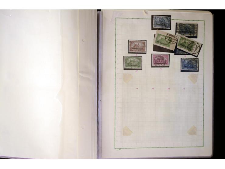 1920/23, umfangreiche, ungebraucht/postfrische und gestempelte Spezialsammlung mit einer Vielzahl an Besonderheiten, dabei HA