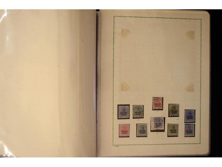1920/23, umfangreiche, ungebraucht/postfrische und gestempelte Spezialsammlung mit einer Vielzahl an Besonderheiten, dabei HA