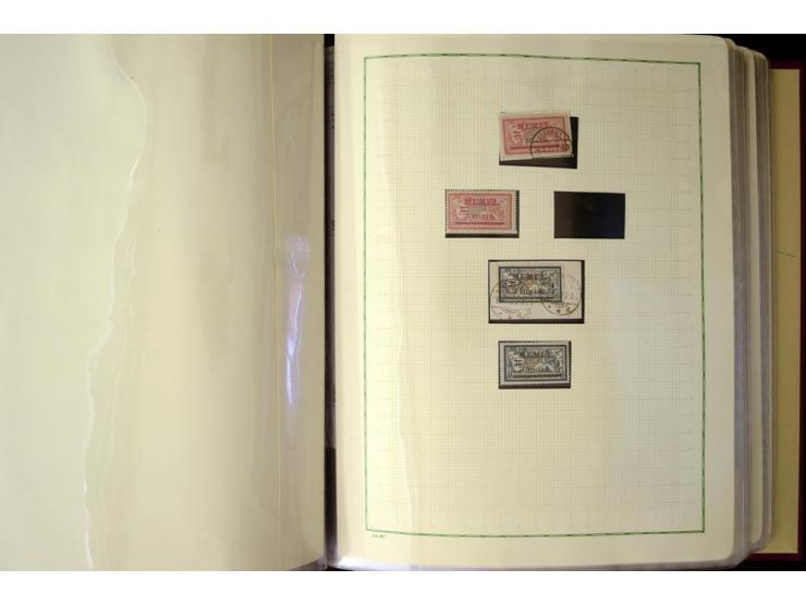 1920/23, umfangreiche, ungebraucht/postfrische und gestempelte Spezialsammlung mit einer Vielzahl an Besonderheiten, dabei HA