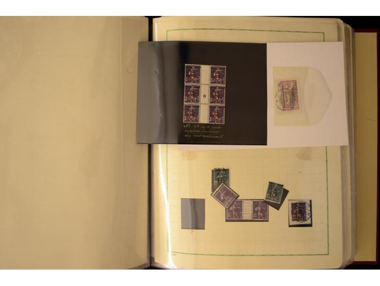 1920/23, umfangreiche, ungebraucht/postfrische und gestempelte Spezialsammlung mit einer Vielzahl an Besonderheiten, dabei HA