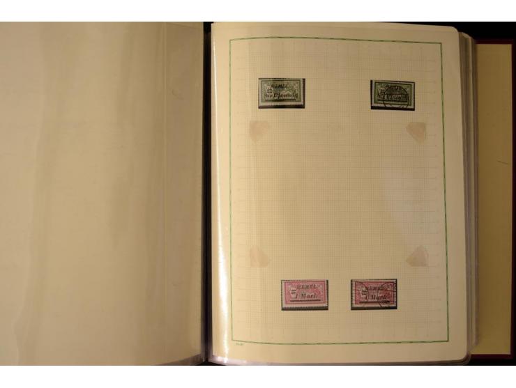 1920/23, umfangreiche, ungebraucht/postfrische und gestempelte Spezialsammlung mit einer Vielzahl an Besonderheiten, dabei HA