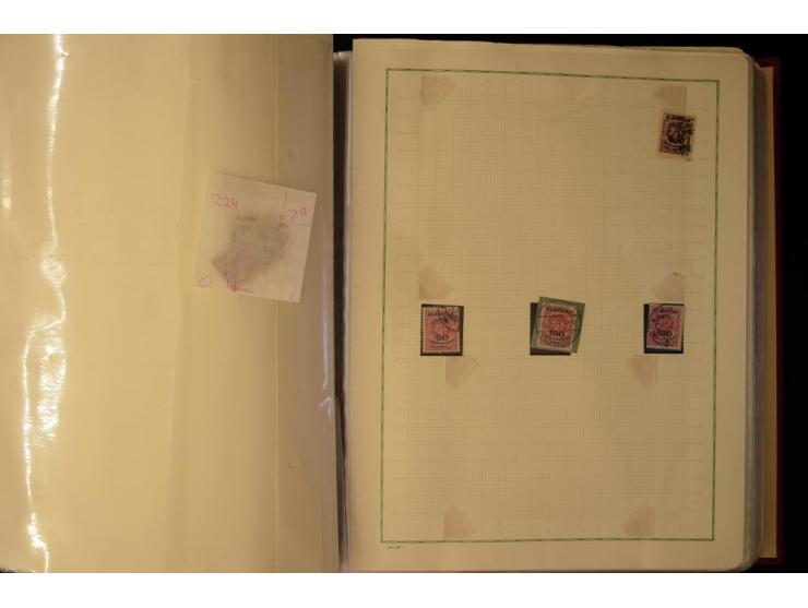 1920/23, umfangreiche, ungebraucht/postfrische und gestempelte Spezialsammlung mit einer Vielzahl an Besonderheiten, dabei HA
