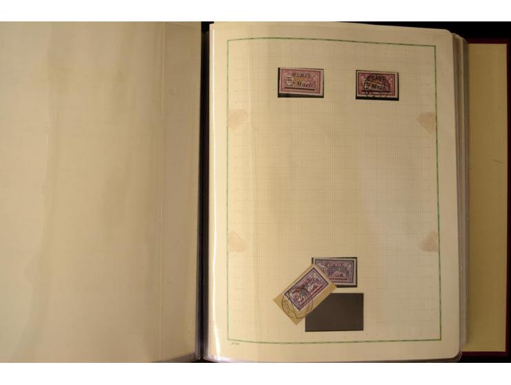 1920/23, umfangreiche, ungebraucht/postfrische und gestempelte Spezialsammlung mit einer Vielzahl an Besonderheiten, dabei HA