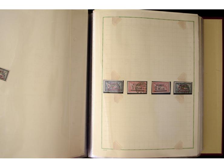 1920/23, umfangreiche, ungebraucht/postfrische und gestempelte Spezialsammlung mit einer Vielzahl an Besonderheiten, dabei HA