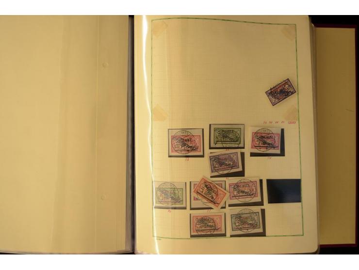 1920/23, umfangreiche, ungebraucht/postfrische und gestempelte Spezialsammlung mit einer Vielzahl an Besonderheiten, dabei HA