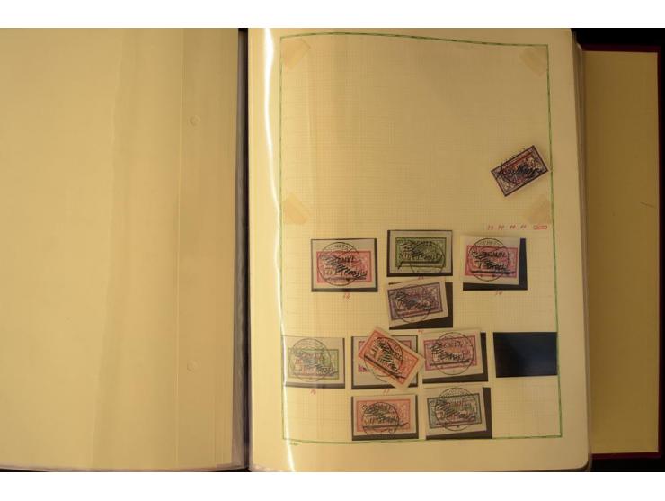 1920/23, umfangreiche, ungebraucht/postfrische und gestempelte Spezialsammlung mit einer Vielzahl an Besonderheiten, dabei HA