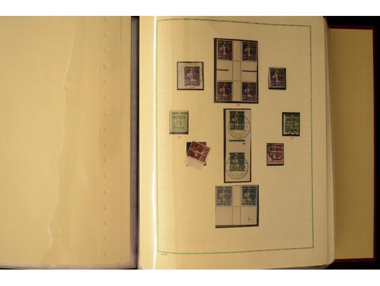 1920/23, umfangreiche, ungebraucht/postfrische und gestempelte Spezialsammlung mit einer Vielzahl an Besonderheiten, dabei HA