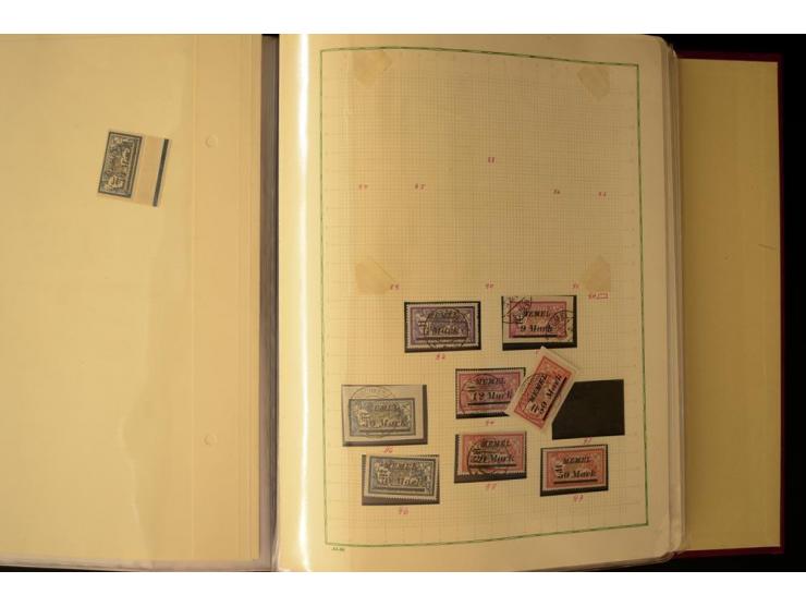 1920/23, umfangreiche, ungebraucht/postfrische und gestempelte Spezialsammlung mit einer Vielzahl an Besonderheiten, dabei HA