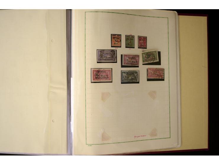 1920/23, umfangreiche, ungebraucht/postfrische und gestempelte Spezialsammlung mit einer Vielzahl an Besonderheiten, dabei HA