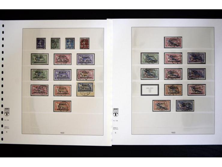 1920/39, gestempelte Sammlung mit u.a. Mi.-Nr. 31IyPFIa, 141-50, 183-92, 193-205, 206, 221, 229, 231I, 233I etc., nahezu alle