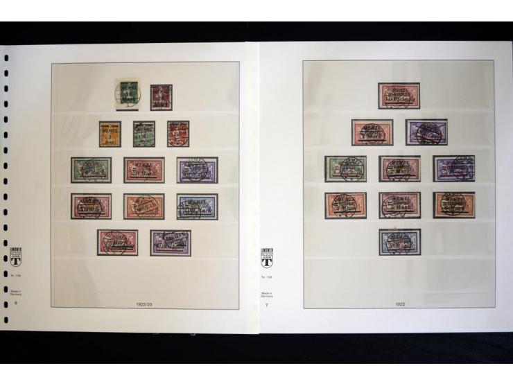 1920/39, gestempelte Sammlung mit u.a. Mi.-Nr. 31IyPFIa, 141-50, 183-92, 193-205, 206, 221, 229, 231I, 233I etc., nahezu alle