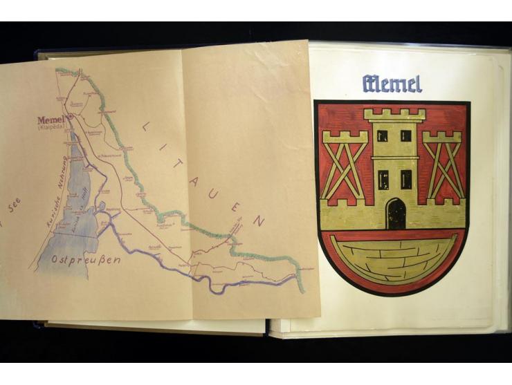 1920/22, vorwiegend ungebrauchte, 4-bändige Spezialsammlung von Druckdaten, Zwischenstegpaare und Millesime, dabei viele Einh